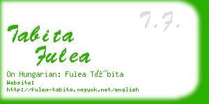 tabita fulea business card
